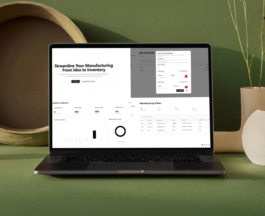 FlowForge - An end-to-end manufacturing ERP